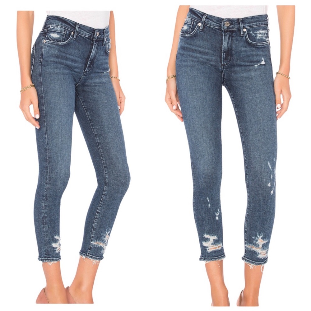 AGOLDE Revolve Sophie High Rise Skinny Crop Jeans